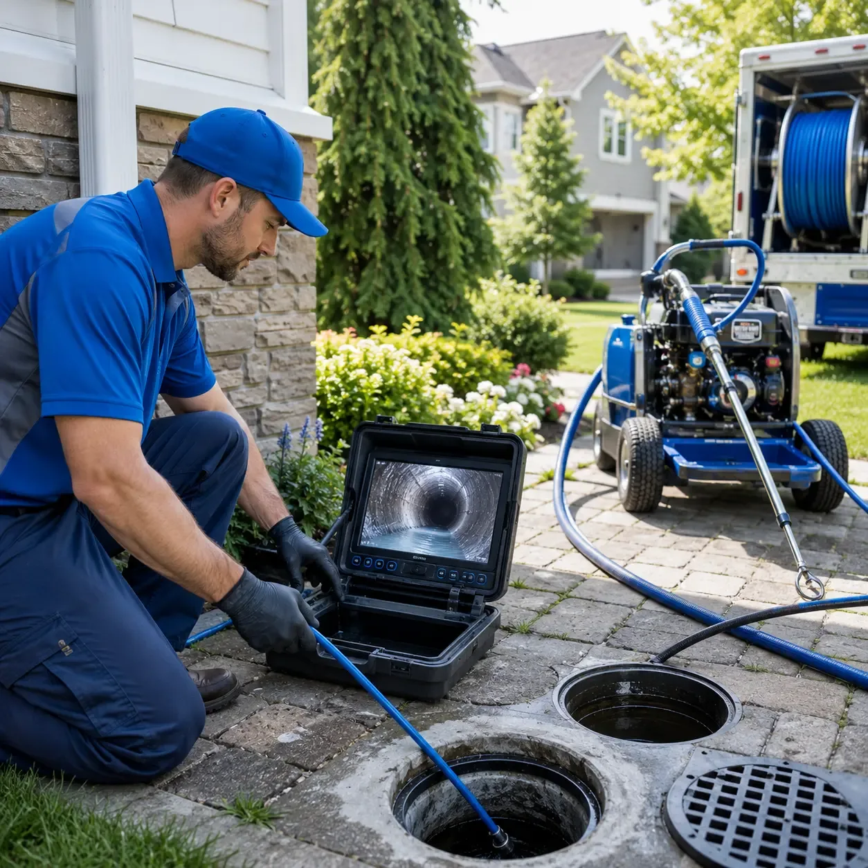 Outdoor drain cleaning professionals serving North Robinson, OH