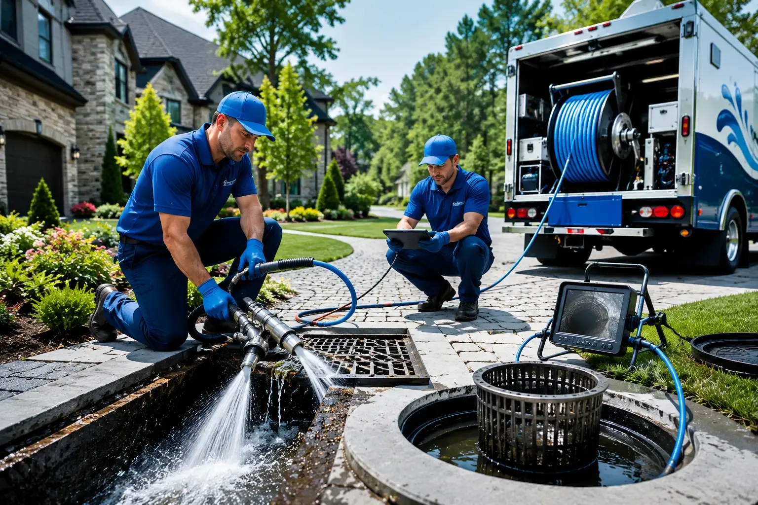Local outdoor drain cleaning professionals in North Robinson, OH